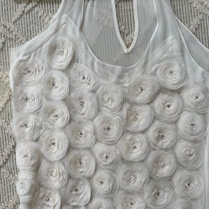 Robbi + Nikki chiffon rose top